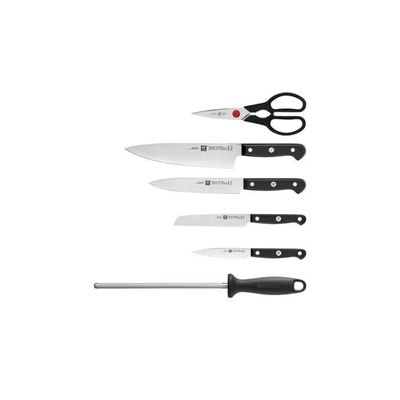 Bloco de Facas Zwilling Bambu Gourmet 7 Peças para Cozinha Funcional e Moderna