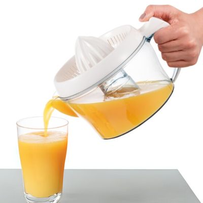 Espremedor de Frutas Elétrico Mondial 220V Turbo Citrus 25W 1,25L Branco Automático com Tampa