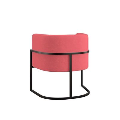 Kit Sofá 2 Lugares + 2 Poltronas Para Recepção Balaqui Rosa