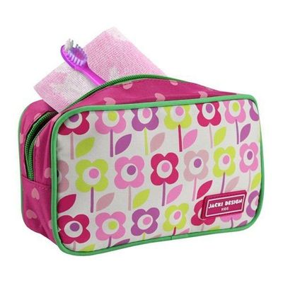Estojo Tamanho Médio Rosa Sapeka Jacki Design Fúcsia - Floral Pink Mochila