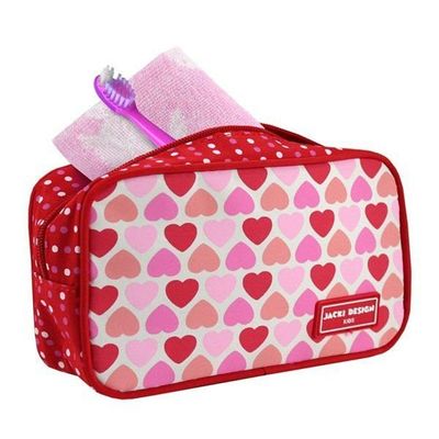 Estojo Tamanho Médio Rosa Sapeka Jacki Design Vermelho - Coração Vermelho Mochila