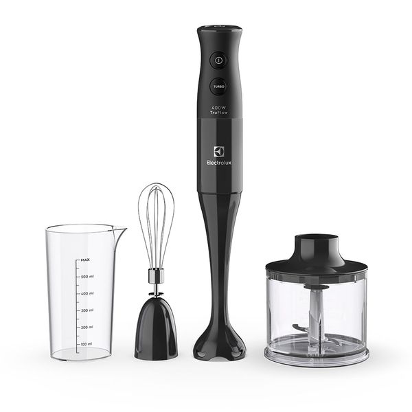 Mixer 3 em 1 Electrolux Preto 400W com Tecnologia TruFlow (EIB10) 127V