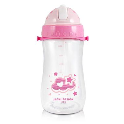 Kit Mochila Escolar Pote Para Lanche E Garrafa 460ml Infantil - Azul Rosa