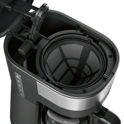 Cafeteira Elétrica Electrolux 30 Xícaras Experience Programável com Timer Cor Inox Preta (ECM25) 127V