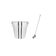 Balde de Gelo Inox e Colher Bailarina Drinks Bar Bartender