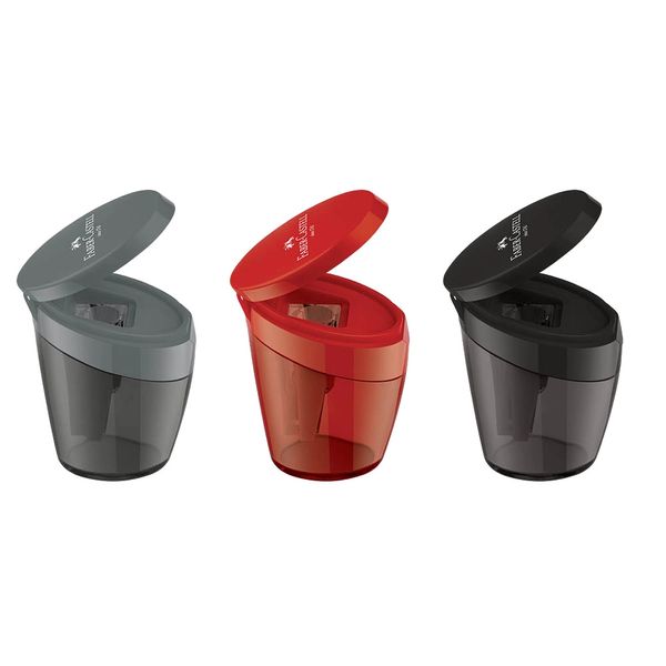 Apontador Faber-Castell Elipse com Depósito - Item Sortido