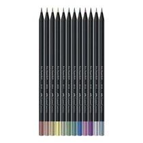 Lápis De Cor Ecolápis Supersoft 120712softmet 12 Cores Metálicas - Faber Castell