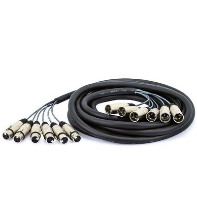 Multicabos Com Conectores Xlr 28 Vias Cirilo Cabos 5m