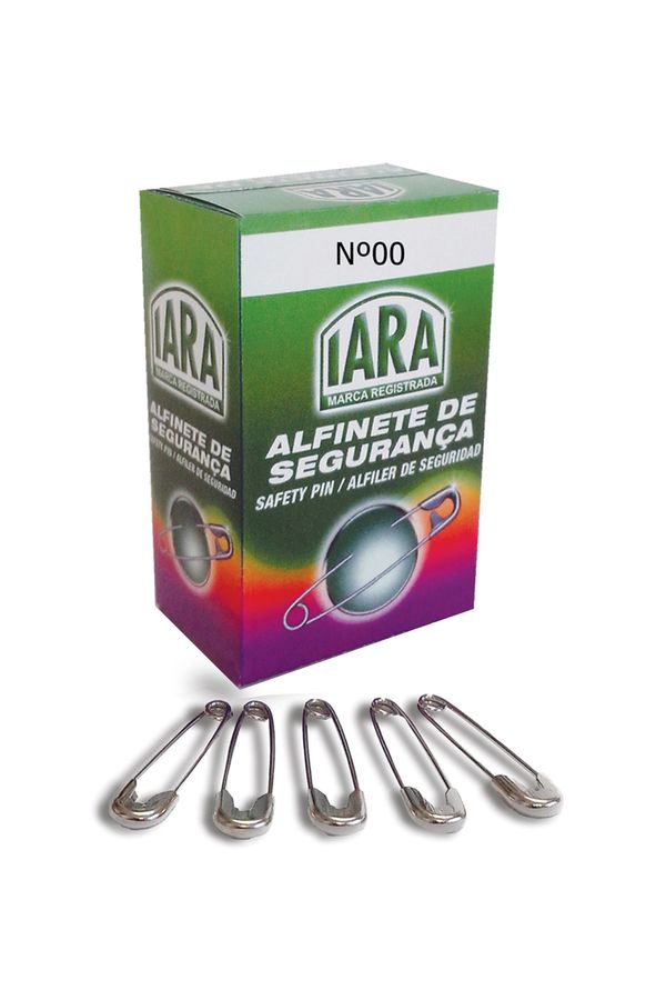 Alfinete de Segurança Nº00 com 100 Unidades