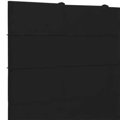 Cabeceira Cama Box Queen 160 cm Roma W01 Suede Preto - Lyam