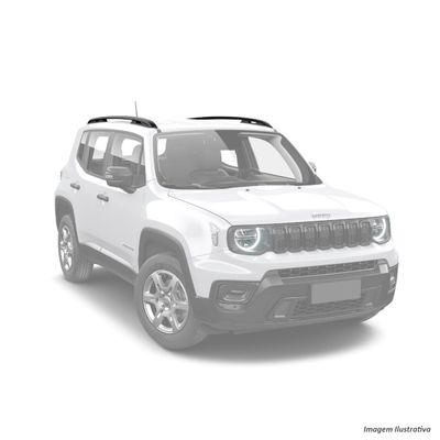 Rack de Teto Longarina Renegade 2016 a 2025 Elite Alumínio Preto