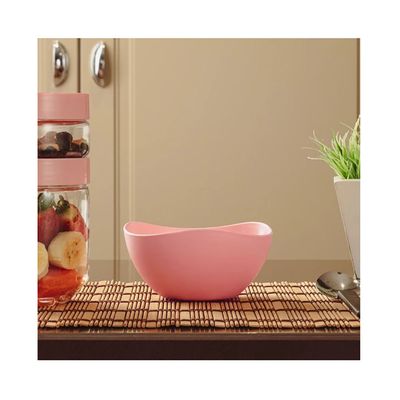 Tigela Bowl Jogo de Sobremesa Cremeira Pote Rosa 6un