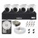 Kit Cftv 4 Câmeras Segurança Dome Ir Dvr Mhdx 1004c Intelbras