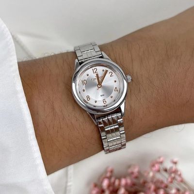Relógio Condor Feminino Ref: Co2035nar/4k Casual Prateado