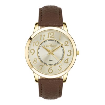Relógio Condor Feminino Ref: Co2035nqy/3x Casual Dourado