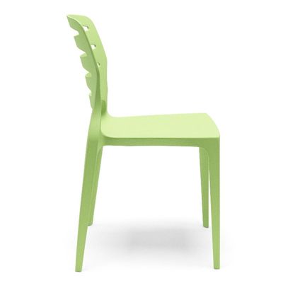 Kit 02 Cadeiras Para Cozinha Área Gourmet Jardim Empilhável Larsen P03 Verde Claro - Lyam Decor