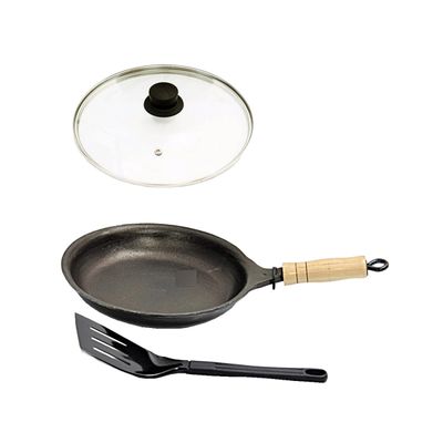Frigideira Antiaderente Francesa de 22cm T/V Cabo e Espátula
