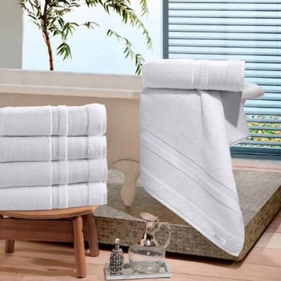 Toalha De Rosto Bouton/Buettner Algodão Egípcio 50cmx80cm Aliance Branco