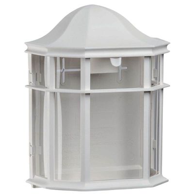 Luminária Arandela de Parede Colonial Externa Termoplástico E27 De Ville Dital Branco