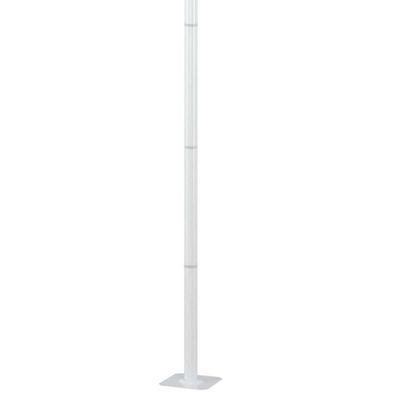 Kit 2 Luminárias Jardim Praça Poste 1,9m Clássico 1 Lâmpada Soberana Dital Estacionamento
