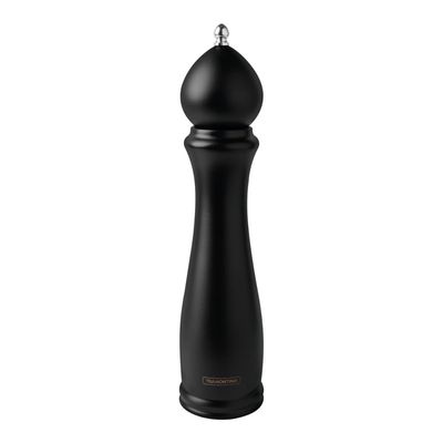 Moedor de Pimenta e Sal Tramontina Churrasco Black em Ceramica com Recipiente de Madeira 10 polegada
