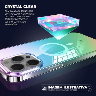 Capa para iPhone 15 Pro - MagSafe Holo - Gshield