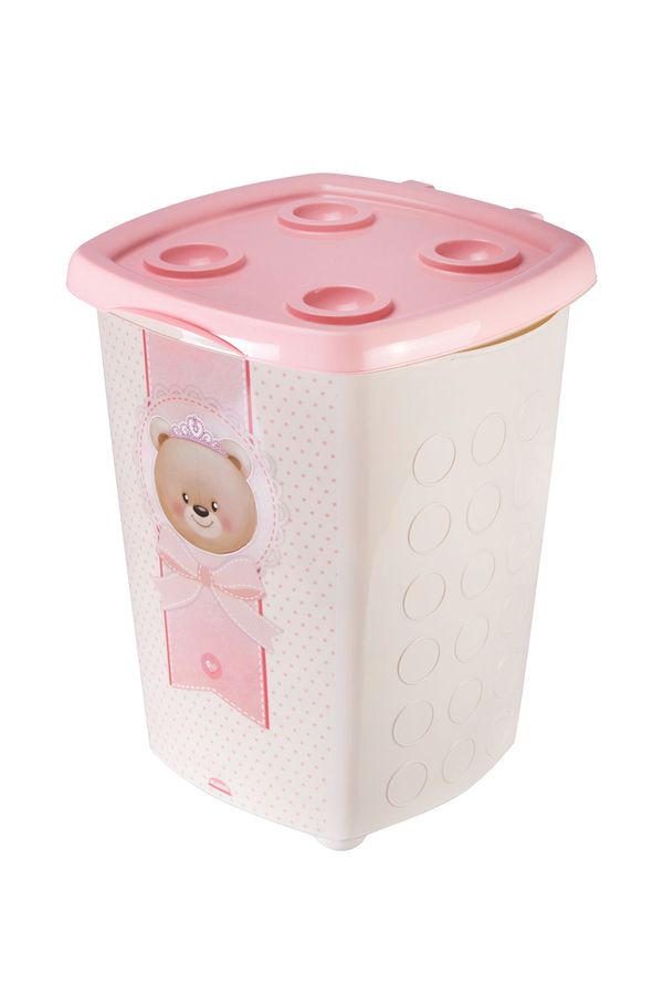 Cesto de Roupa Plasútil Infantil Ursa 38l