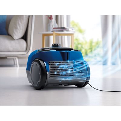 ASPIRADOR DE PÓ ELECTROLUX COM SACO COMPACTO SONIC COM TRIPLA FILTRAGEM 1400W AZUL 127V SON10