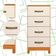 Comoda Mobi 4 Gavetas Cinamomo Com Off White - Albatroz