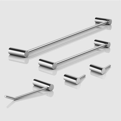 Kit Acessórios Para Banheiro Alto Brilho 5 Peças Grego Metal 2070or