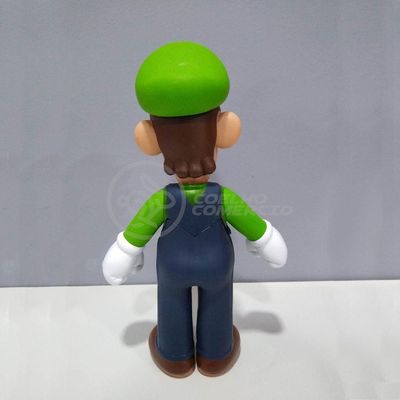 Boneco Action Figure Luigi Articulado Colecionável Grande Super Size 23cm - Super Mario World