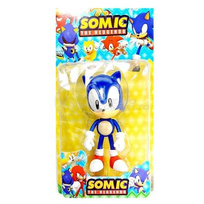 Coleção Boneco Action Figure Sonic Azul 16Cm Sonic Sega