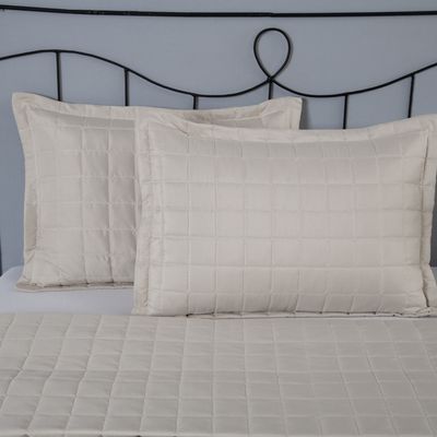 Porta Travesseiro Matelado Soft 1 Peça 70cm x 50cm 100% Poliéster - Areia