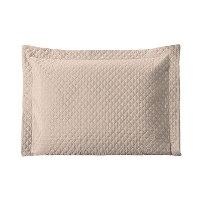 Porta Travesseiro Avulso 70cm x 50cm 1 Peça Prime Ultrassônico 100% Poliéster - Cáqui