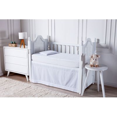 Protetor Colchão Berço Impermeável Matelado 01 Peça - Branco