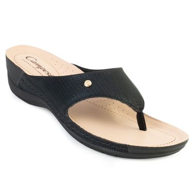 Tamanco Anabela Campesi CP22-L9002 40 / Preto/Bege