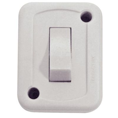 Interruptor de Sobrepor com 1 Tecla Simples 10 A 250 V Tramontina Branco