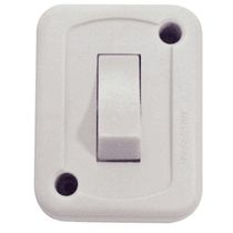Interruptor de Sobrepor 1 Tecla Simples 10A 250 V Branco