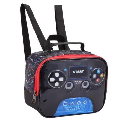 Kit Escolar Gamer Seanite- Mochila com Rodinhas, Lancheira e Estojo
