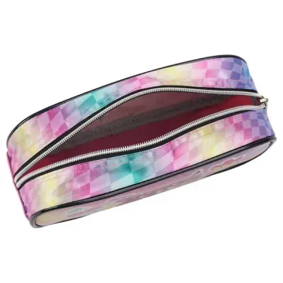 Kit Escolar Feminino Good Vibes Seanite - Mochila com Rodinhas, Lancheira e Estojo