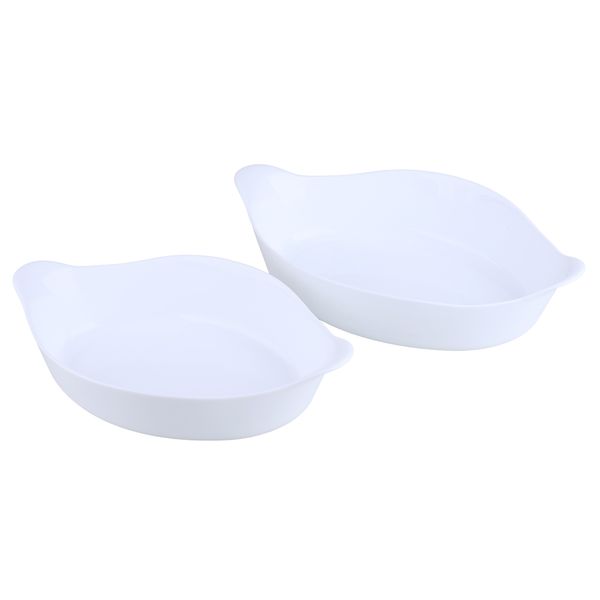 Conjunto de assadeiras Opaline Oval 1,8/1,4L com 2 peças