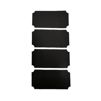 Etiqueta Adesiva de Papel Lousa Decorativa Tags com 4 Unidades Preta Modelos Diversos - Item Sortido