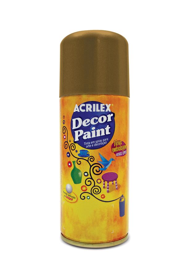 Tinta Spray Decor Paint 150ml Ouro