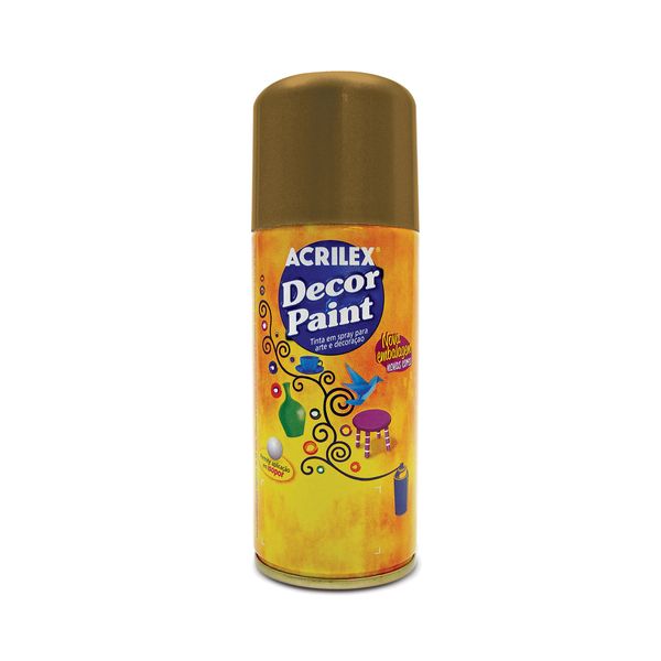 Tinta Spray Decor Paint 150ml Ouro