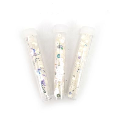 Glitter Le Pol Flocos Forma com 3 Unidades - Item Sortido