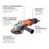 Esmerilhadeira Angular 4 1/2 Polegadas G720X 920W 11.000 RPM 3 Posições Black+Decker Laranja e Preto / 220V