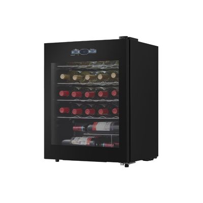 Adega 24 Garrafas MDRW110FGGGL3 Porta de Vidro Painel Touch Midea Preto