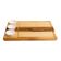 Tábua Retangular Wooden Glow 40x29cm em Madeira Teca com 3 Ramequins Brancos