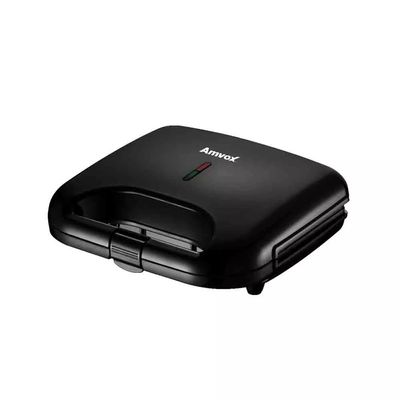 Grill e Sanduicheira Elétrica Amvox AMS 370 Black - 750W 220V