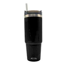 Copo Térmico Com Canudo 900ml Preto